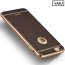 VAKU ® Apple iPhone 6 / 6S Leather Stitched Gold Electroplated Soft TPU Back Cover