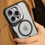 Vaku Luxos ® Therox MagPro Translucent Cover with Stand Holder Camera Screen Protector Shockproof Protective Back cover For iPhone