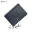 Vaku ® TUNGSTEN Apple iPad 10.9 (10th Gen) 360 Degree Multi-Utility Round Rotating Stand Protection with Pencil Holder Case - Black