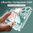 Luxos ® Compatible For iPhone 12 Pro Camera Lens Silicon Protection Transparent TPU Back Cover