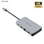 Eller Sante  ® Ultron Rage 6IN1 USB-C VGA + Ethernet + HDMI 4K Docking Station for Apple Mac OS, iOS, Windows, Andriod System