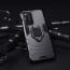 Vaku ® Vivo V19 Falcon Metal Ring Grip Kickstand Shockproof Hard Bumper Dual Layer Rugged Case Cover