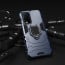 Vaku ® Vivo Y20 Falcon Metal Ring Grip Kickstand Shockproof Hard Bumper Dual Layer Rugged Case Cover