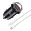 Vaku ® Fast Car Charger with Power Delivery - Quick Charge iPhone, Samsung & All Android Devices