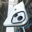 eller santé ® Apple iPhone 15 Plus Vortex Gel Cushion Slim Fit Shockproof Crystal Clear Camera Metal Ring Back Cover