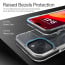 eller santé ® Apple iPhone 15 Plus Vortex Gel Cushion Slim Fit Shockproof Crystal Clear Camera Metal Ring Back Cover