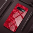 VAKU ® Samsung Galaxy S10 Plus Glossy Marble with 9H hardness tempered glass overlay Back Cover