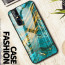 VAKU ® Vivo V15 Pro Quin Marble Series Ultra-Shine Luxurious Tempered Finish Silicone Frame Thin Back Cover
