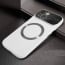 Vaku ® Apple iPhone 15 Premium Polarized Leather Texture Full Lens Protection Silicon Back Cover Case