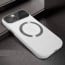 Vaku ® Apple iPhone 15 Premium Polarized Leather Texture Full Lens Protection Silicon Back Cover Case