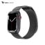 Vaku ® Metal Stainless Steel Adjustable Loop Strap Magnetic Band Compatible with Apple Watch Bands 42mm/44mm/45mm, iWatch Series 7/6/5/4/3/ 2/1/SE