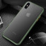 Vaku ® Apple iPhone X / XS Translucent Armor Case + Extra Color buttons Back Cover