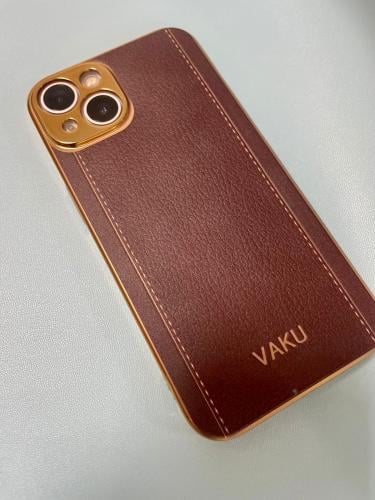 Vaku ® Vivo V20 Cheron Leather Electroplated Soft TPU Back Cover –