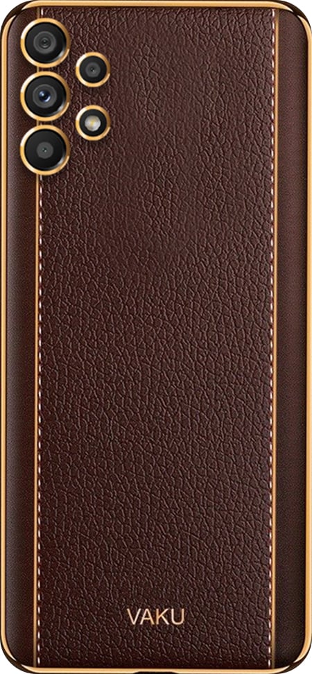 Vaku ® Samsung Galaxy A32 5G Cheron Leather Electroplated Soft TPU Back  Cover - Galaxy A32 5G - Samsung - Mobile / Tablet - Luxurious Covers
