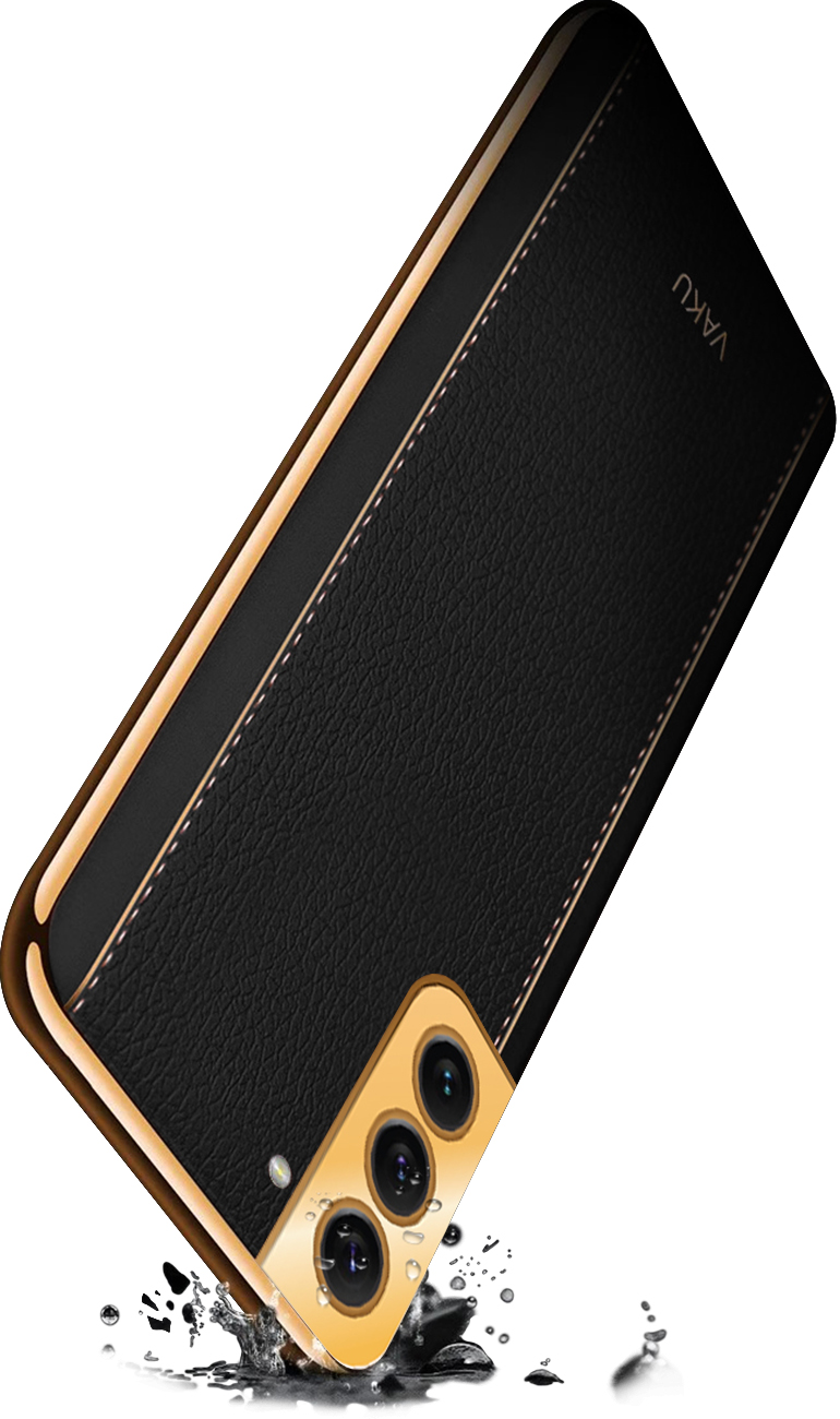 Vaku ® Samsung Galaxy S22 Plus Cheron Leather Electroplated Soft